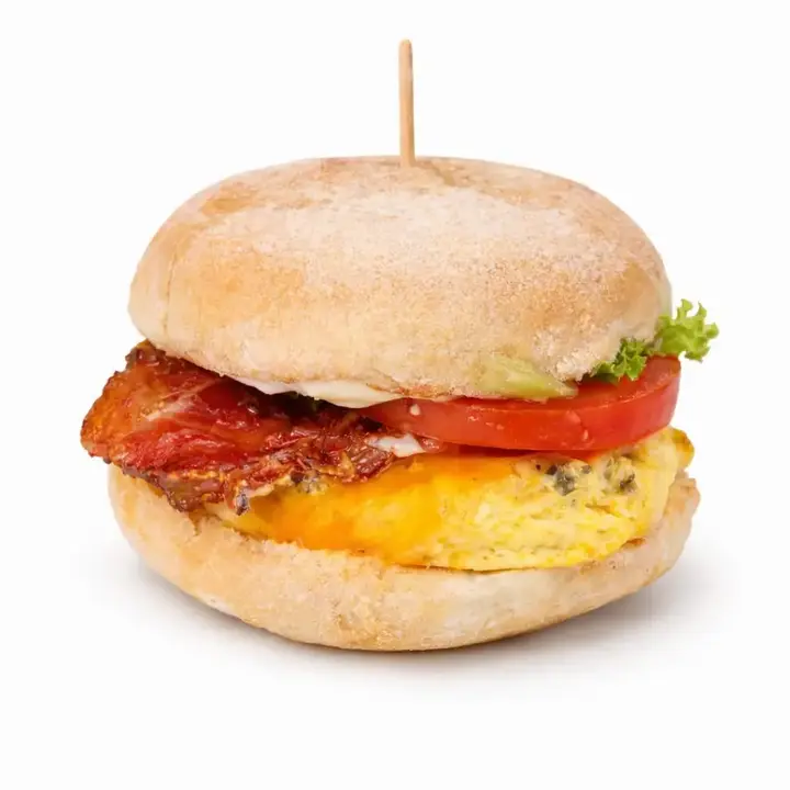 Egg, cheese & bacon sandwich